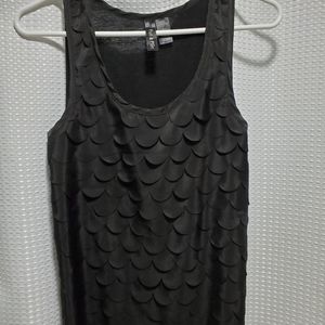 FUN & FLIRT black shell tank top